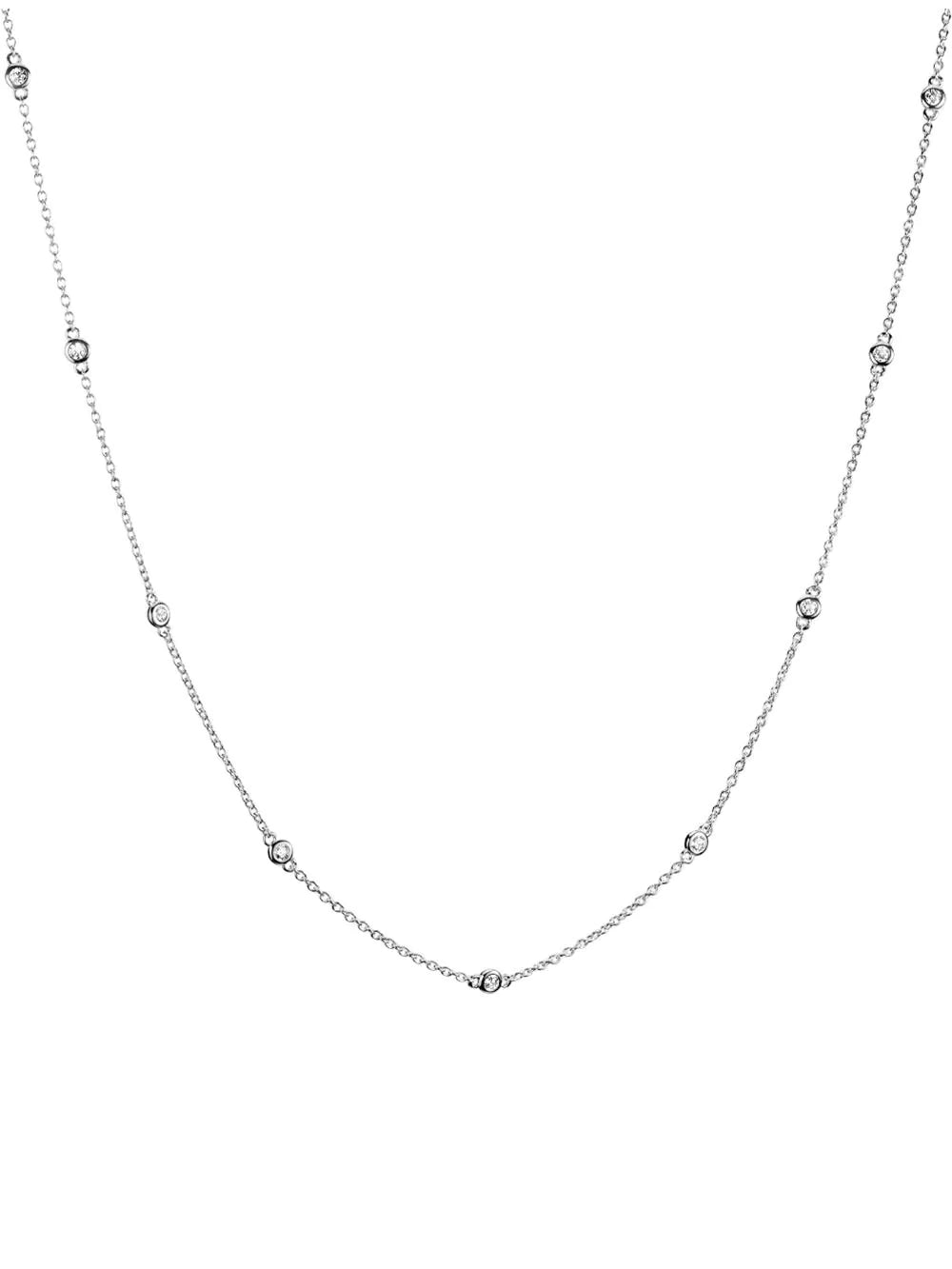 Thomas Sabo KE2340-051-14-L50V Necklace White zirconia stones Silver Ladies