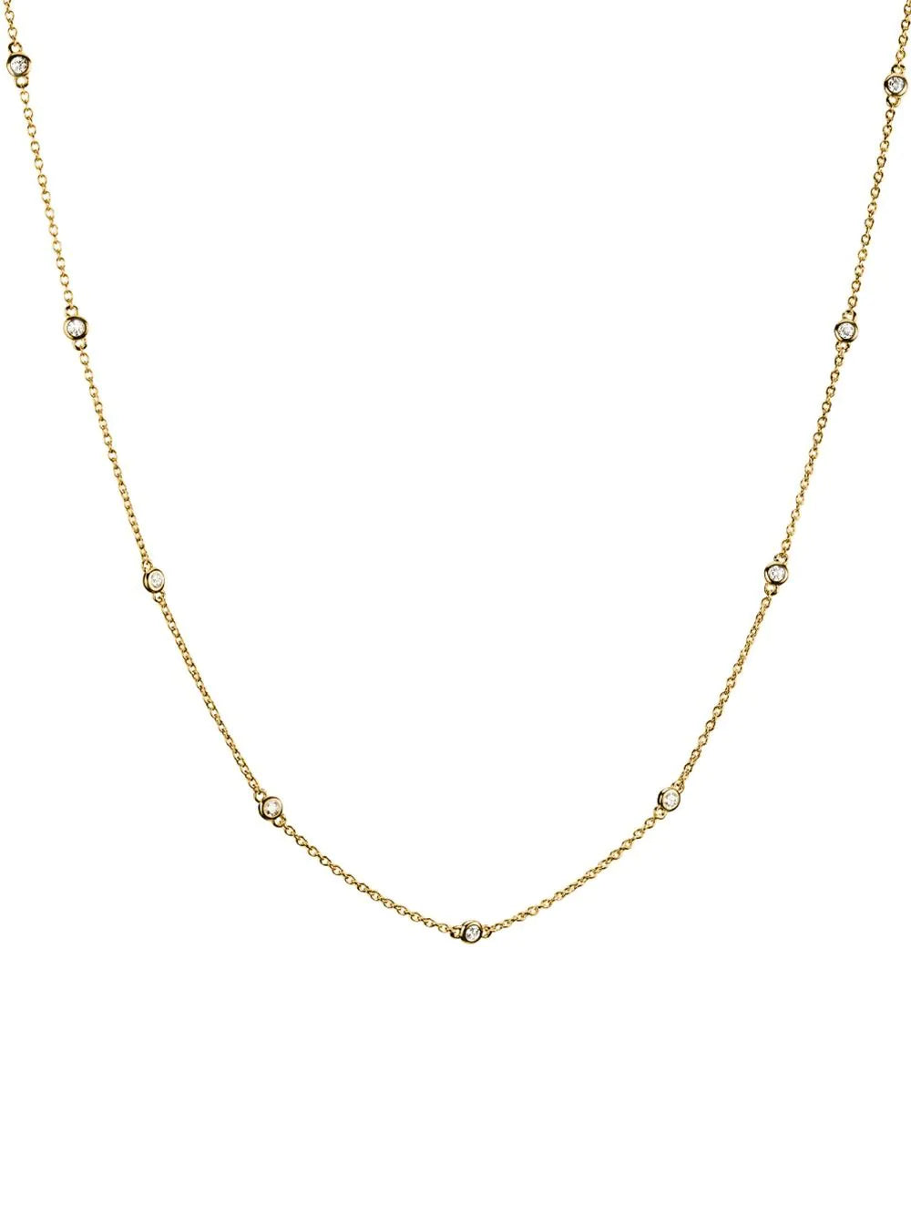 Thomas Sabo KE2340-414-14-L50V Necklace White zirconia stones Gold-plated Ladies