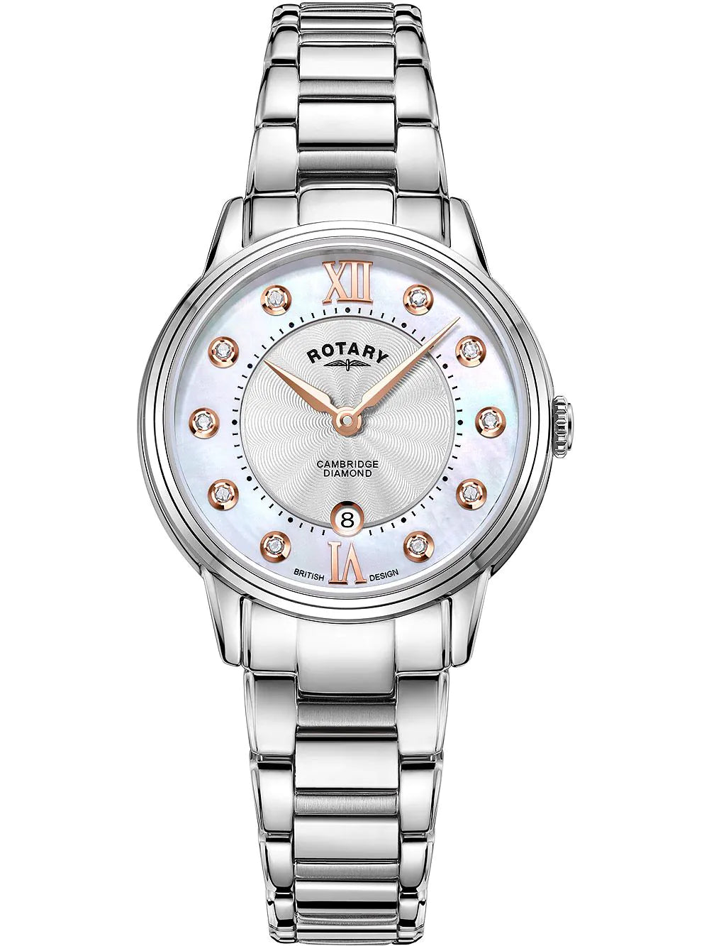 Rotary LB05425/07/D Henley Ladies Watch 30mm 5ATM