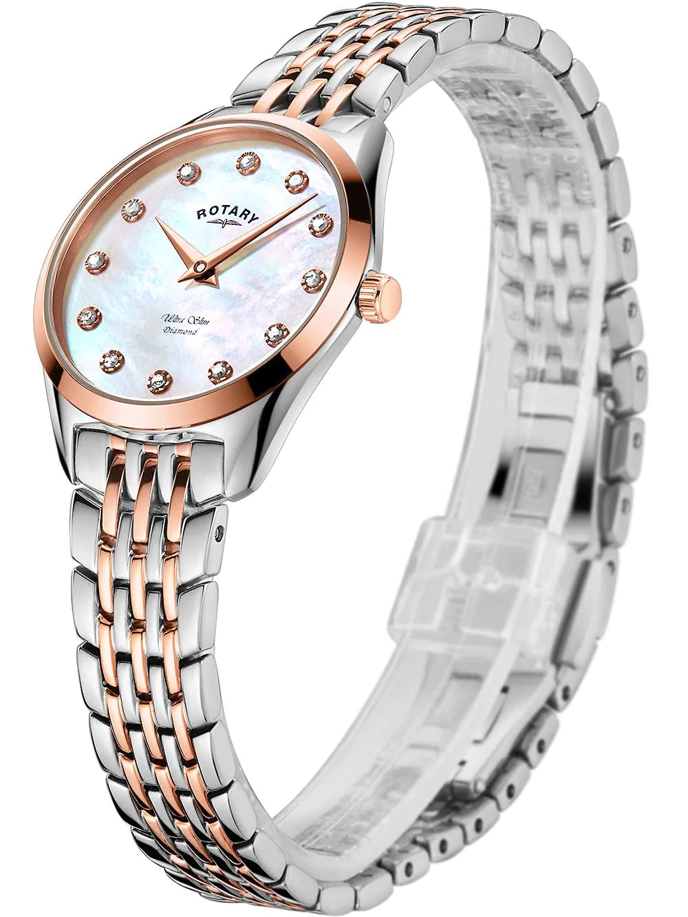 Rotary LB08012/41/D Ultra Slim Ladies Watch 27mm 5ATM