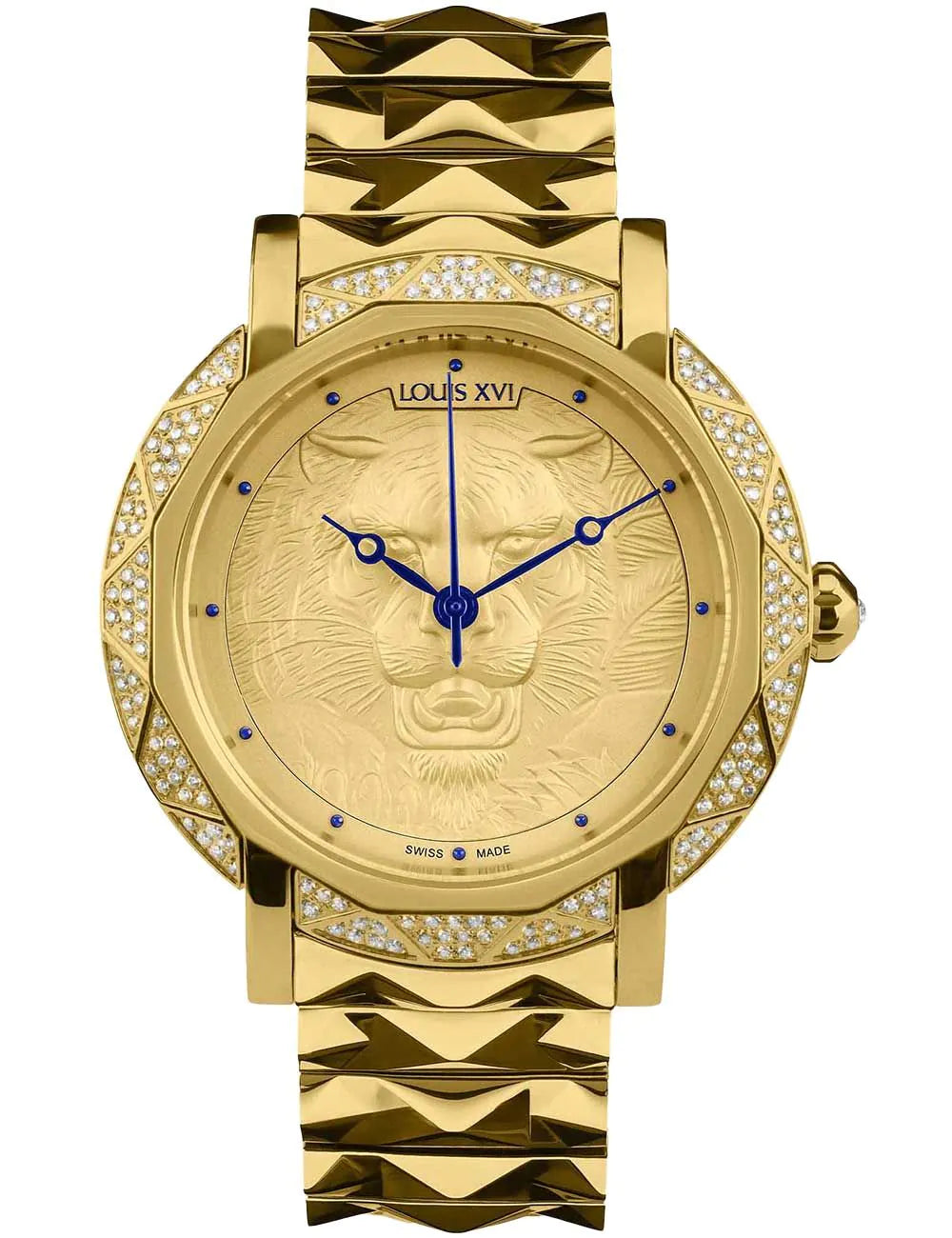 Louis XVI LXVI3900 Mens Watch Le Lion Gold 43mm 10ATM