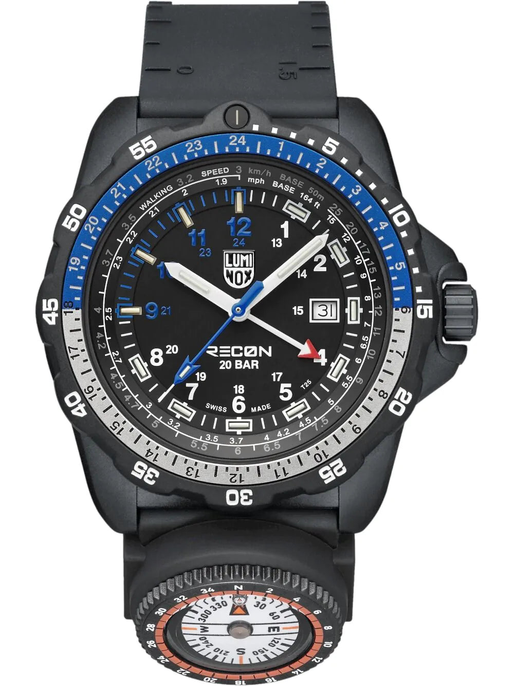 Luminox XL.8833 Mens Watch Recon Nav Spec GMT 46mm 20ATM