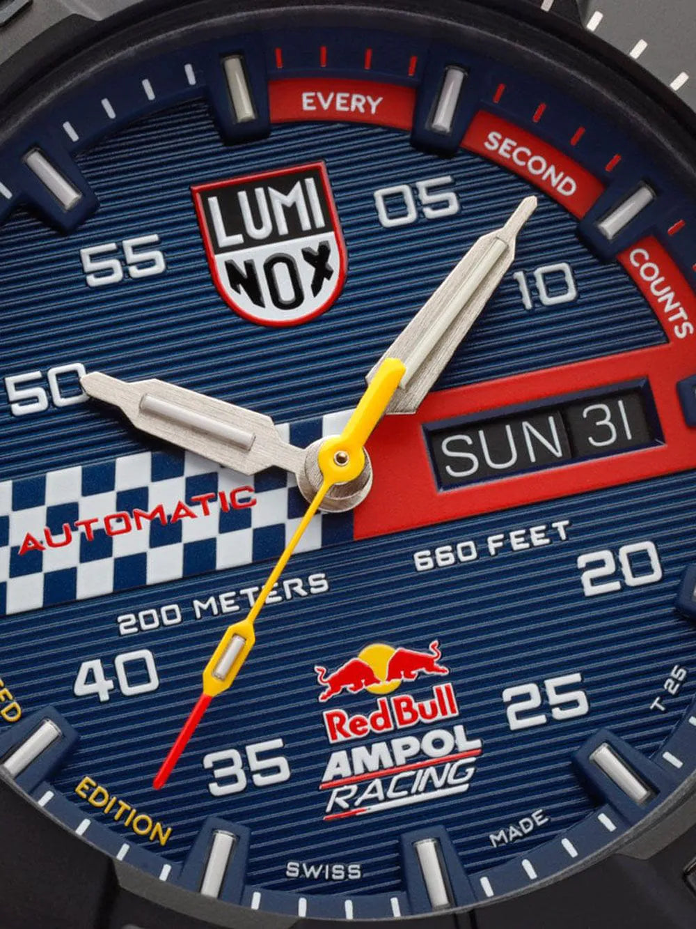 Luminox XS.3863.ARB Mens Watch Red Bull Racing Automatic Limited Edition 45mm 20ATM