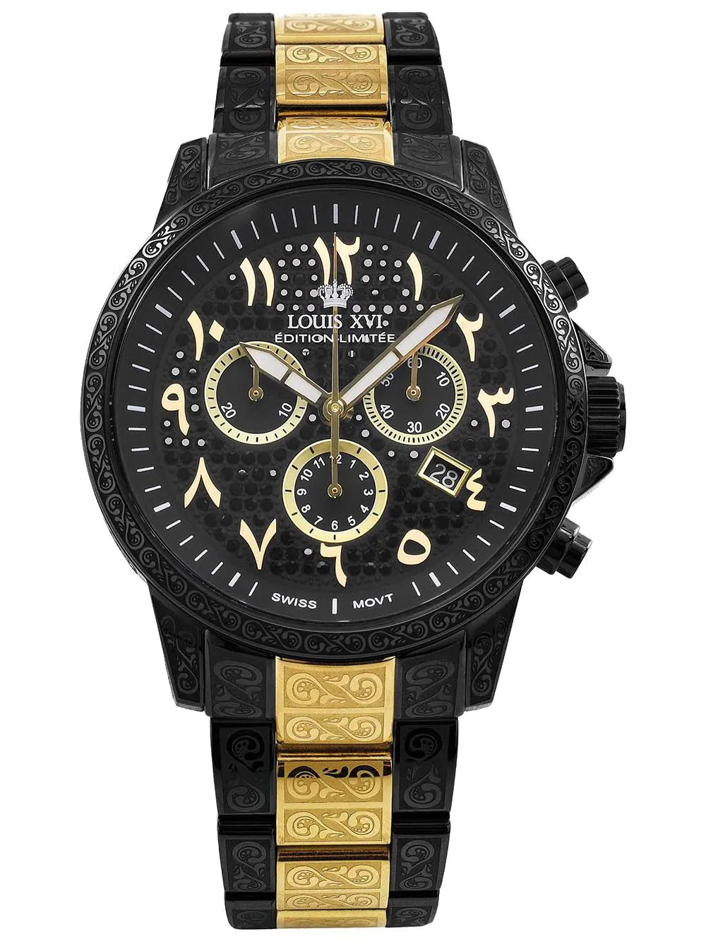 Louis XVI LXVI1098 Mens Watch Palais Royale 43mm 10ATM