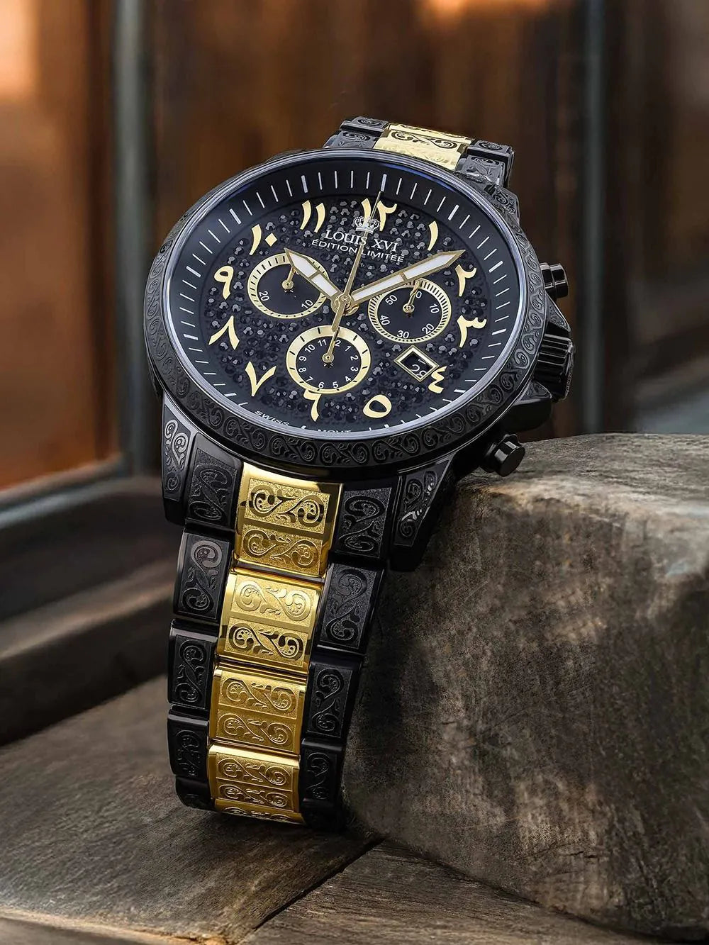 Louis XVI LXVI1098 Mens Watch Palais Royale 43mm 10ATM