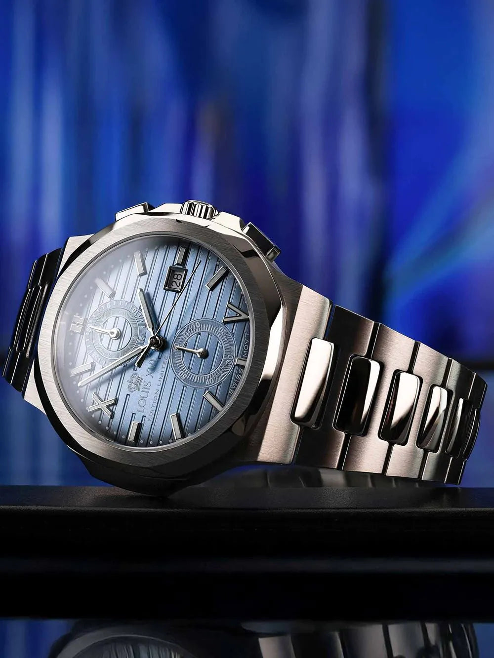 Louis XVI LXVI1672 Mens Watch Renaissance Chrono 40mm 5ATM