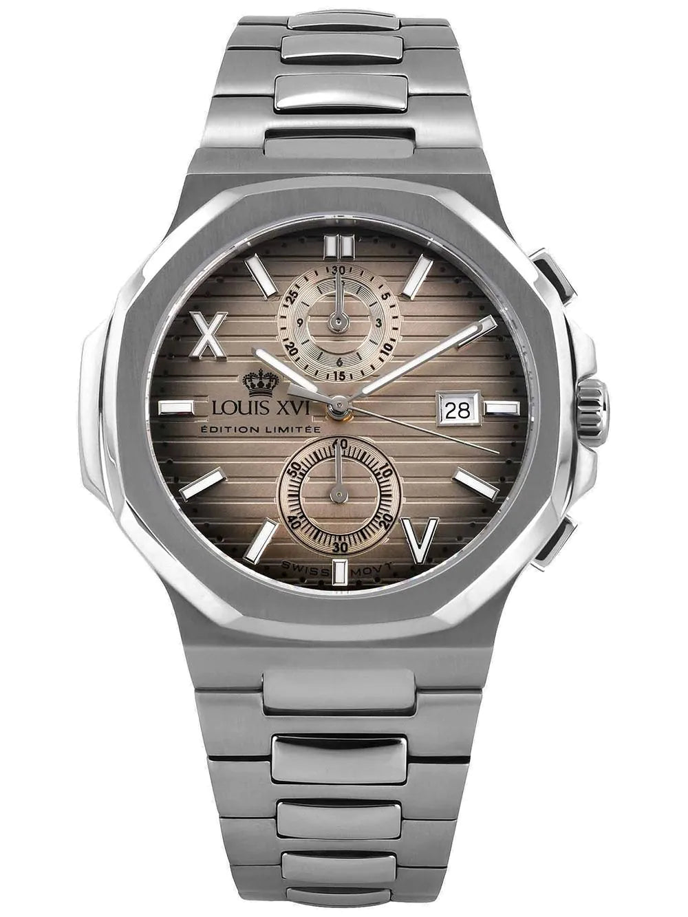 Louis XVI LXVI1673 Mens Watch Renaissance Chrono 40mm 5ATM