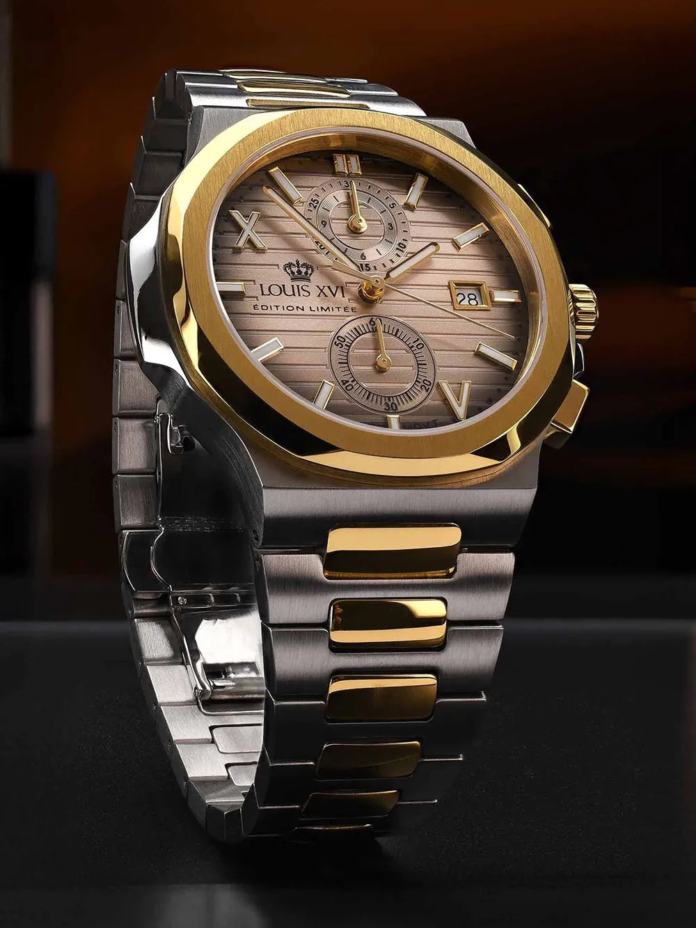 Louis XVI LXVI1690 Mens Watch Renaissance Chrono 40mm 5ATM