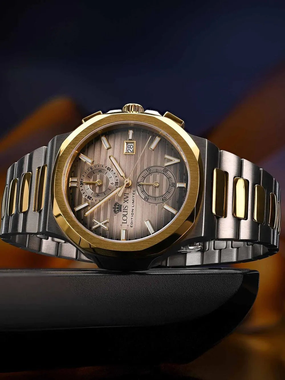 Louis XVI LXVI1690 Mens Watch Renaissance Chrono 40mm 5ATM