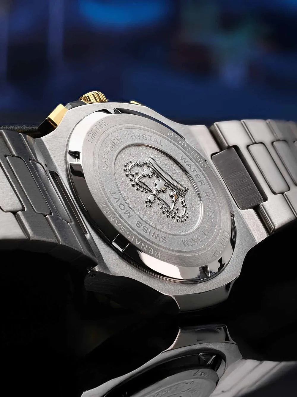 Louis XVI LXVI1690 Mens Watch Renaissance Chrono 40mm 5ATM