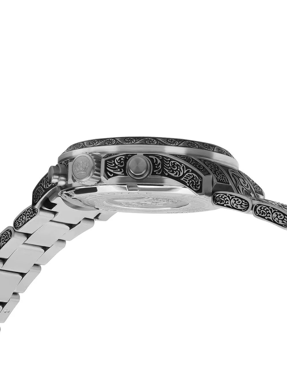 Louis XVI LXVI1722 Mens Watch Palais Royale Inked Diamond 43mm 10ATM