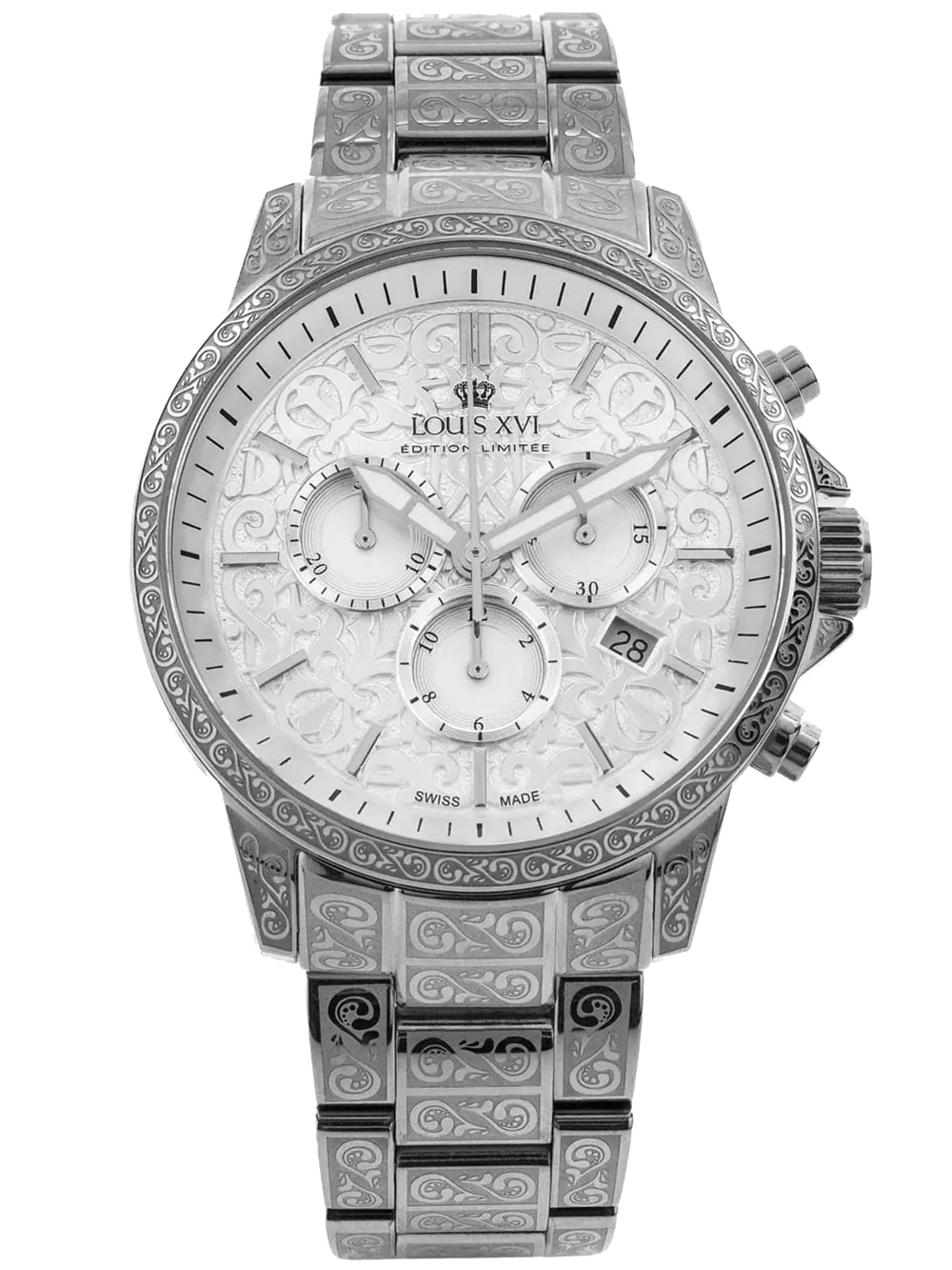 Louis XVI LXVI1820 Mens Watch Palais Royale 2.0 Chronograph 43mm 10ATM