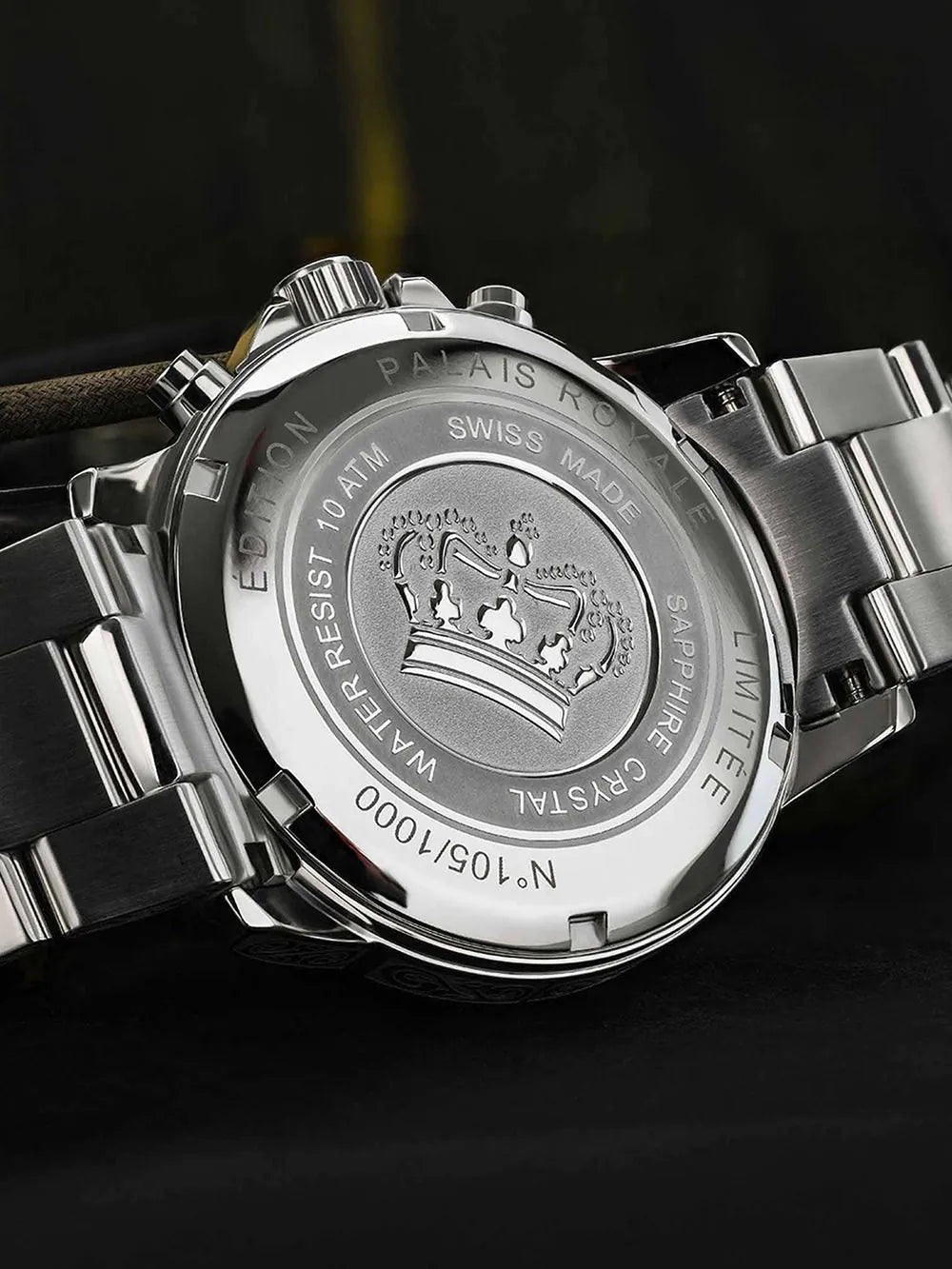 Louis XVI LXVI1825 Mens Watch Palais Royale 2.0 Diamond Chronograph 43mm 10ATM