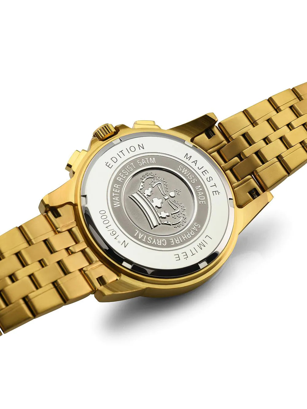 Louis XVI LXVI1102 Majest? Chronograph Mens Watch 43mm 5ATM