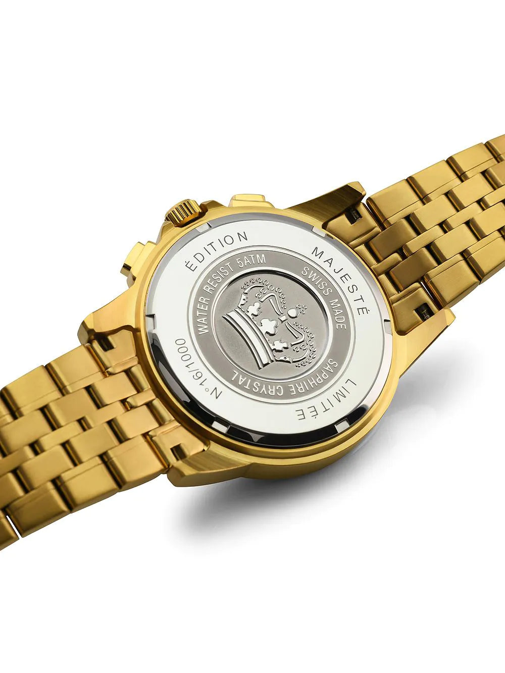 Louis XVI LXVI1105 Majest? Chronograph Mens Watch 43mm 5ATM