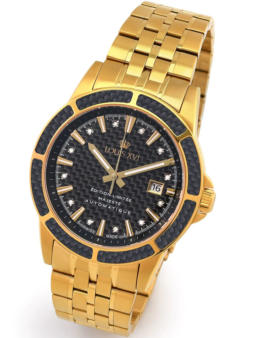 Louis XVI LXVI1112 Majest? Automatic Mens Watch 43mm 5ATM