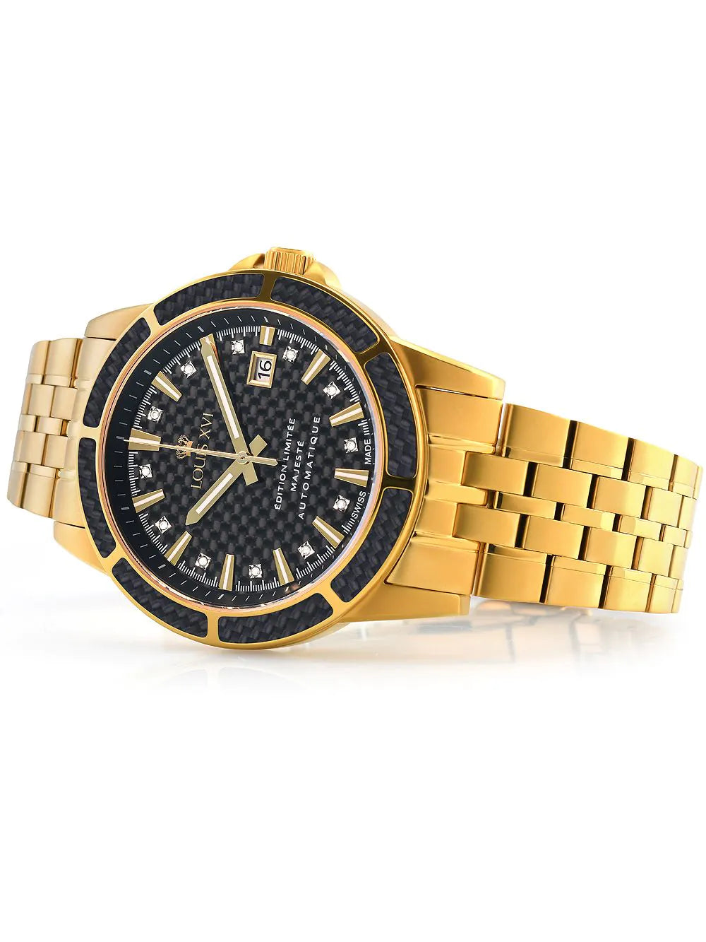 Louis XVI LXVI1112 Majest? Automatic Mens Watch 43mm 5ATM