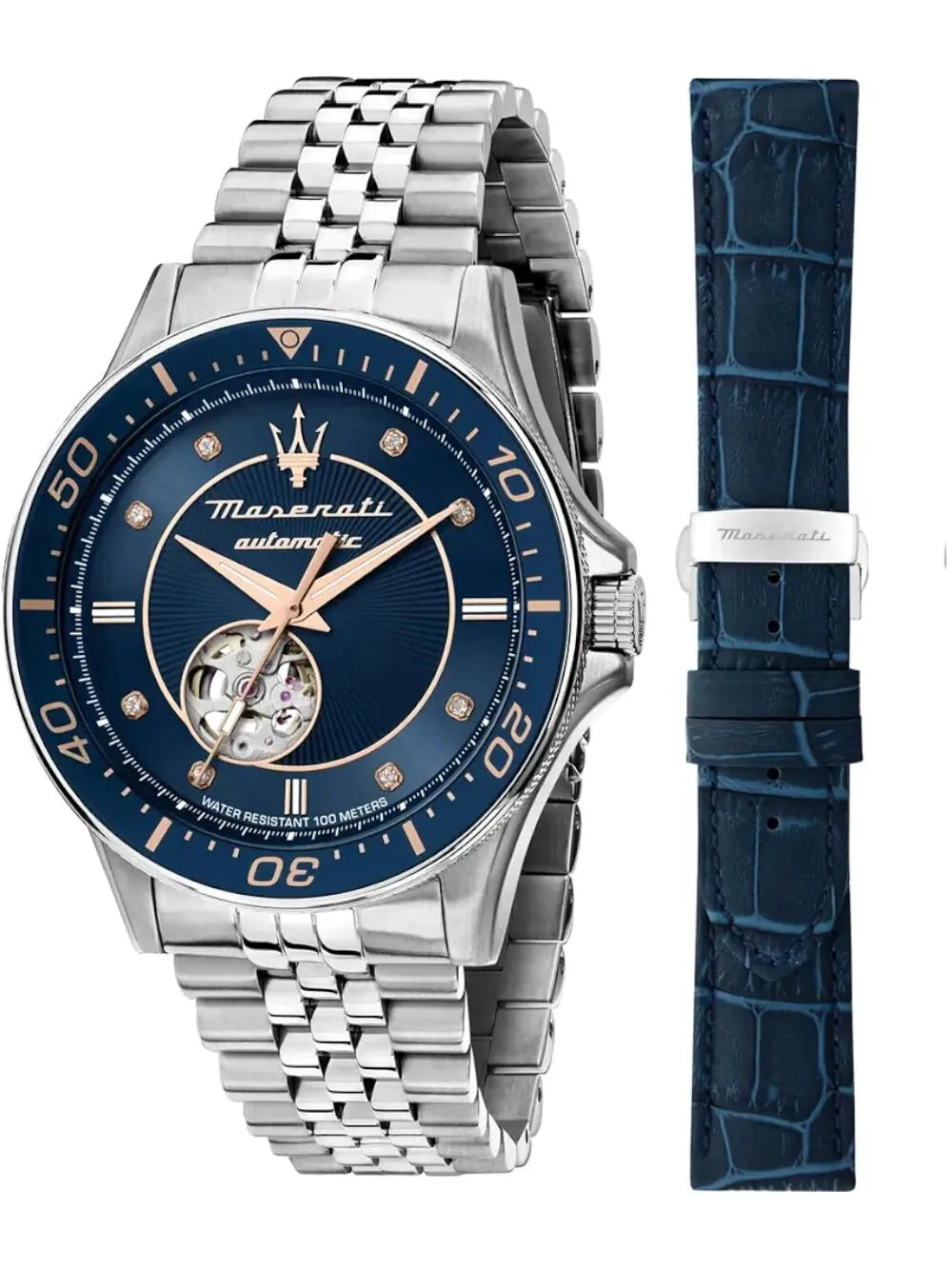 Maserati R8823140013 Mens Watch Sfida Special Edition Automatic 44mm 10ATM