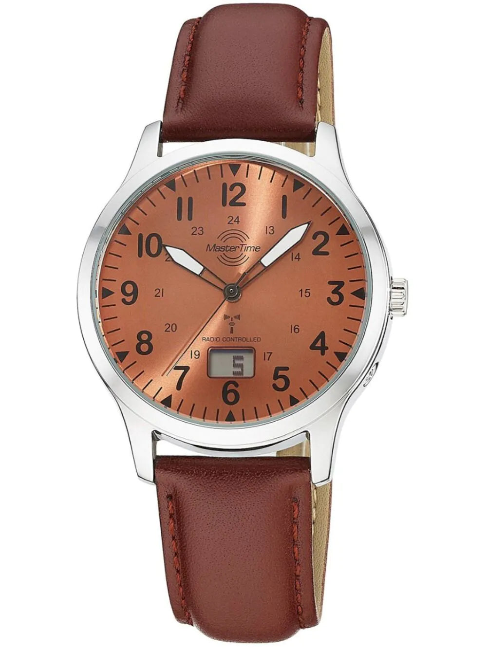 Master Time MTGA-10959-82L Mens Watch Radio Controlled Super Power Aviation 40mm 3ATM