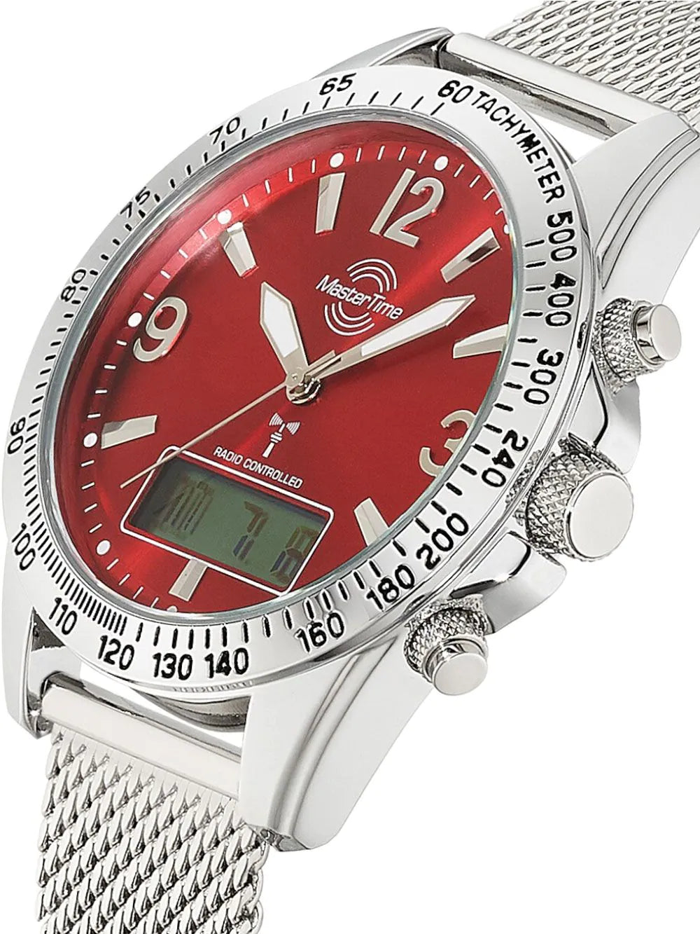 Master Time MTGA-10962-82M Mens Watch Sporty Big Date Chronograph 42mm 5ATM