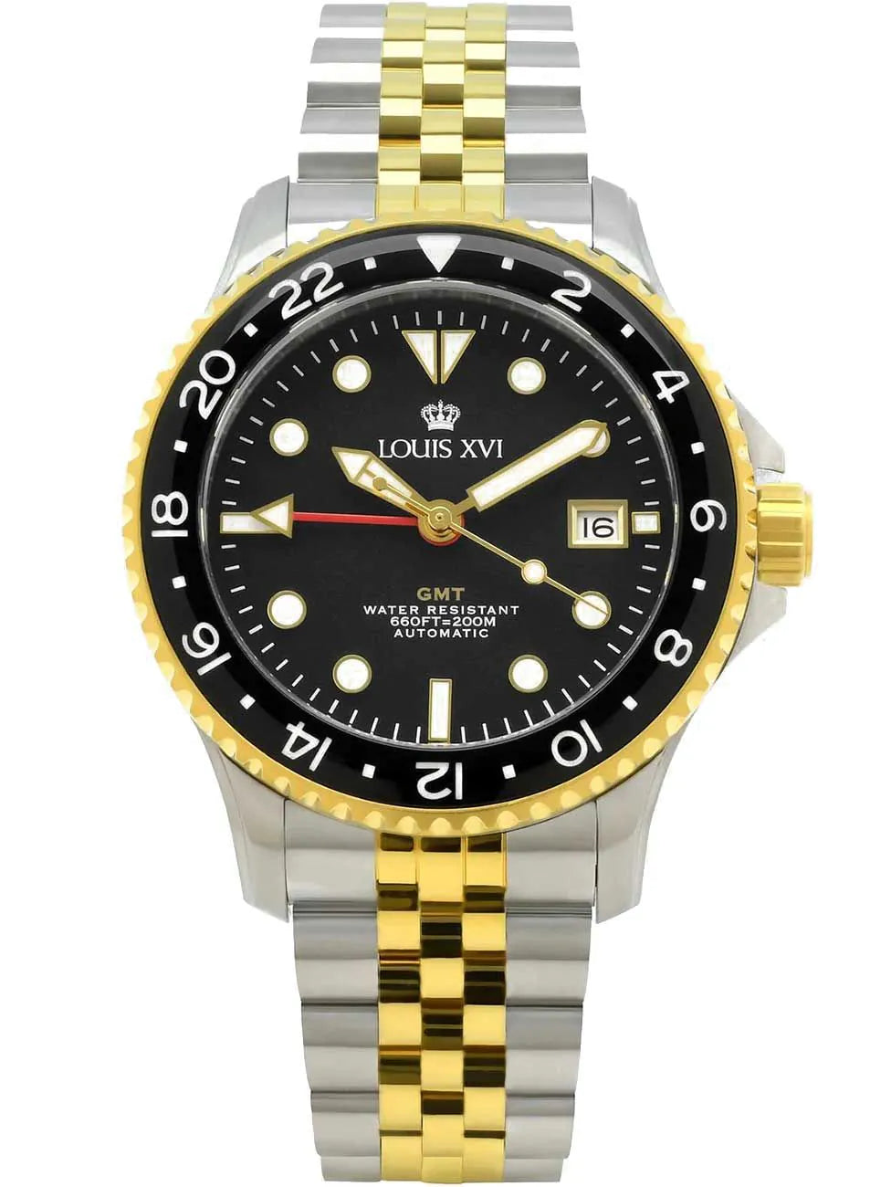 Louis XVI LXVI1432 Mens Watch Mirabeau Automatic GMT 41mm 20ATM