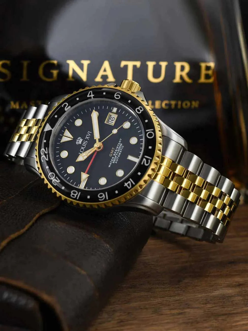 Louis XVI LXVI1432 Mens Watch Mirabeau Automatic GMT 41mm 20ATM