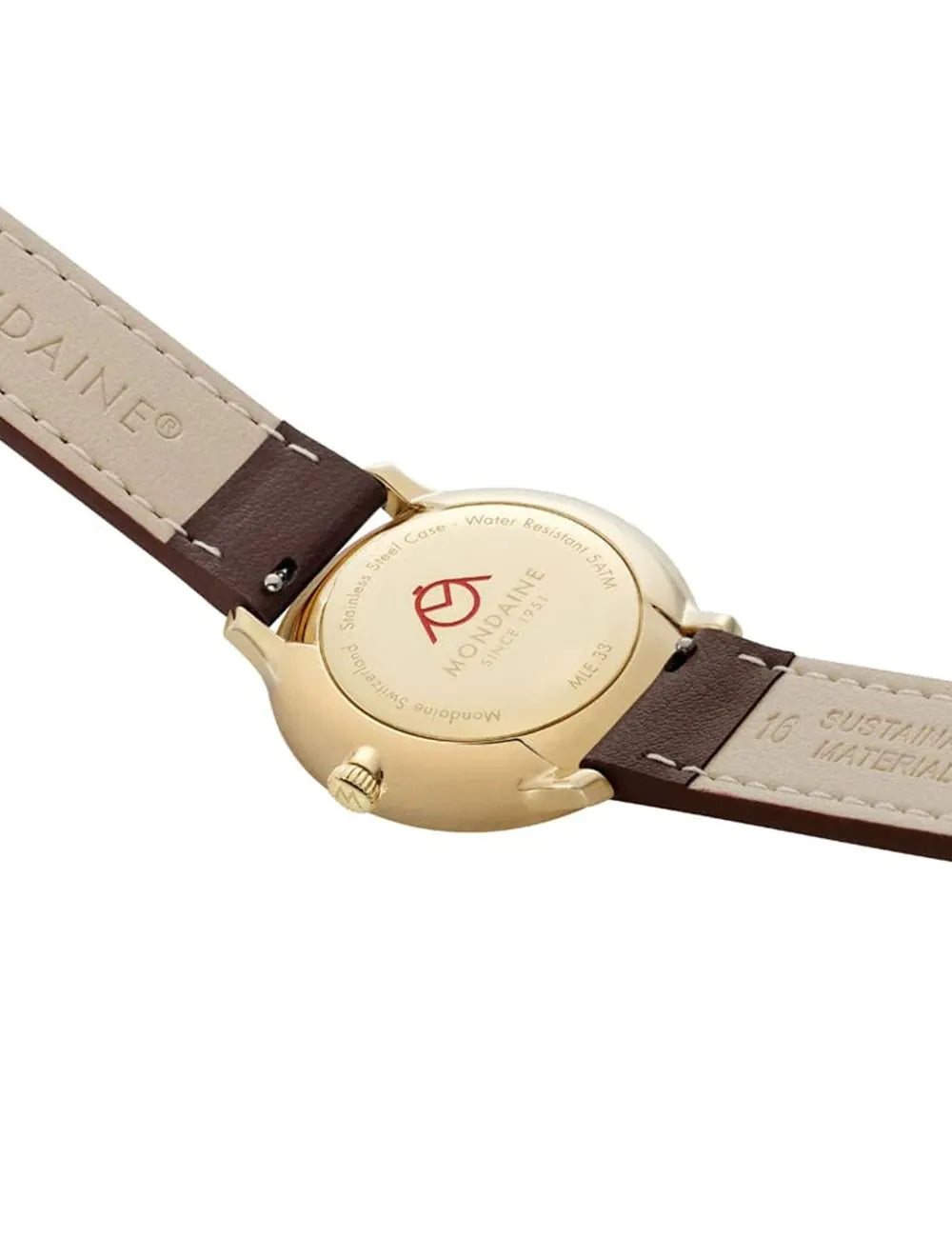 Mondaine MLE.33110.LGV Ladies Watch Doppio 33mm 5ATM