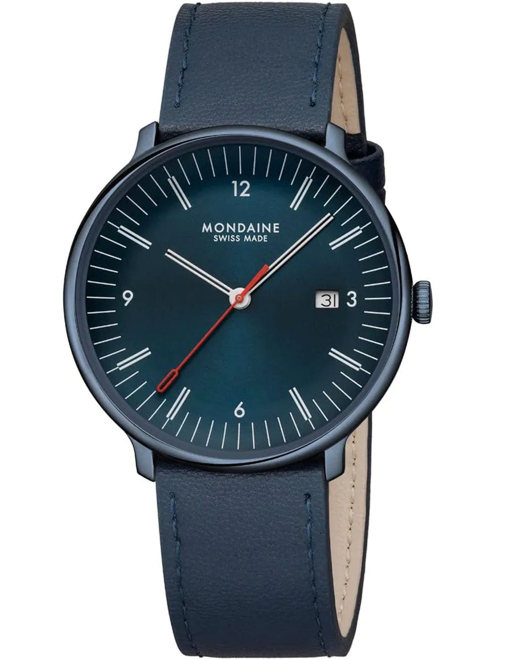 Mondaine MLE.41240.LDV Mens Watch Doppio 41mm 5ATM