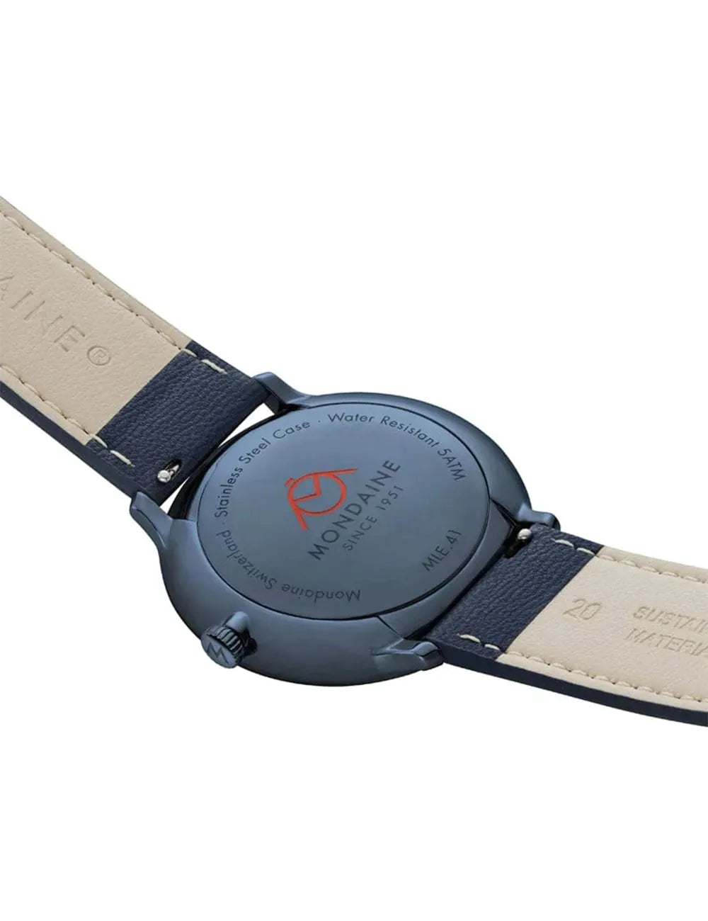 Mondaine MLE.41240.LDV Mens Watch Doppio 41mm 5ATM