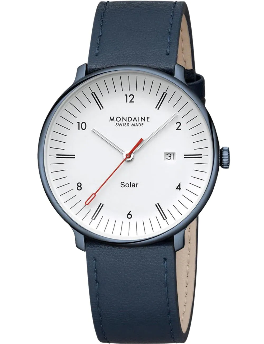 Mondaine MLE.41910.LQV Mens Watch Doppio Solar 41mm 5ATM