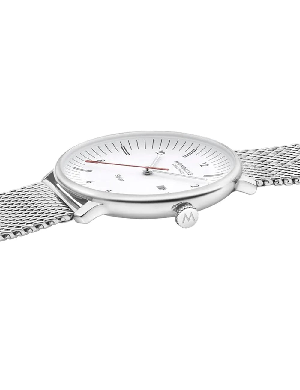 Mondaine MLE.41910.SM Mens Watch Doppio Solar 41mm 5ATM