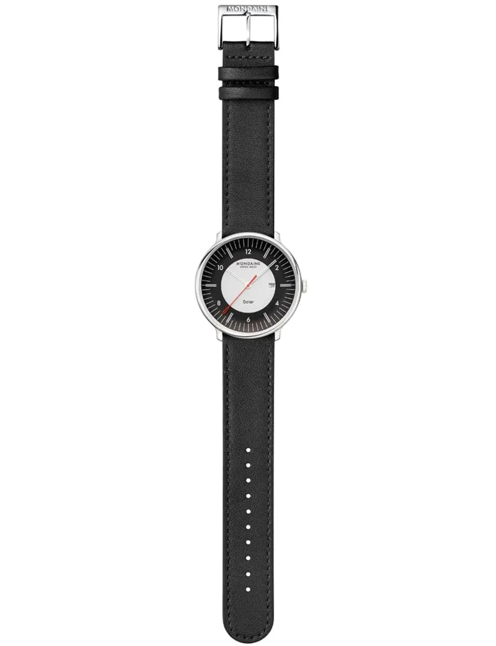 Mondaine MLE.41920.LBV Mens Watch Doppio Solar 41mm 5ATM