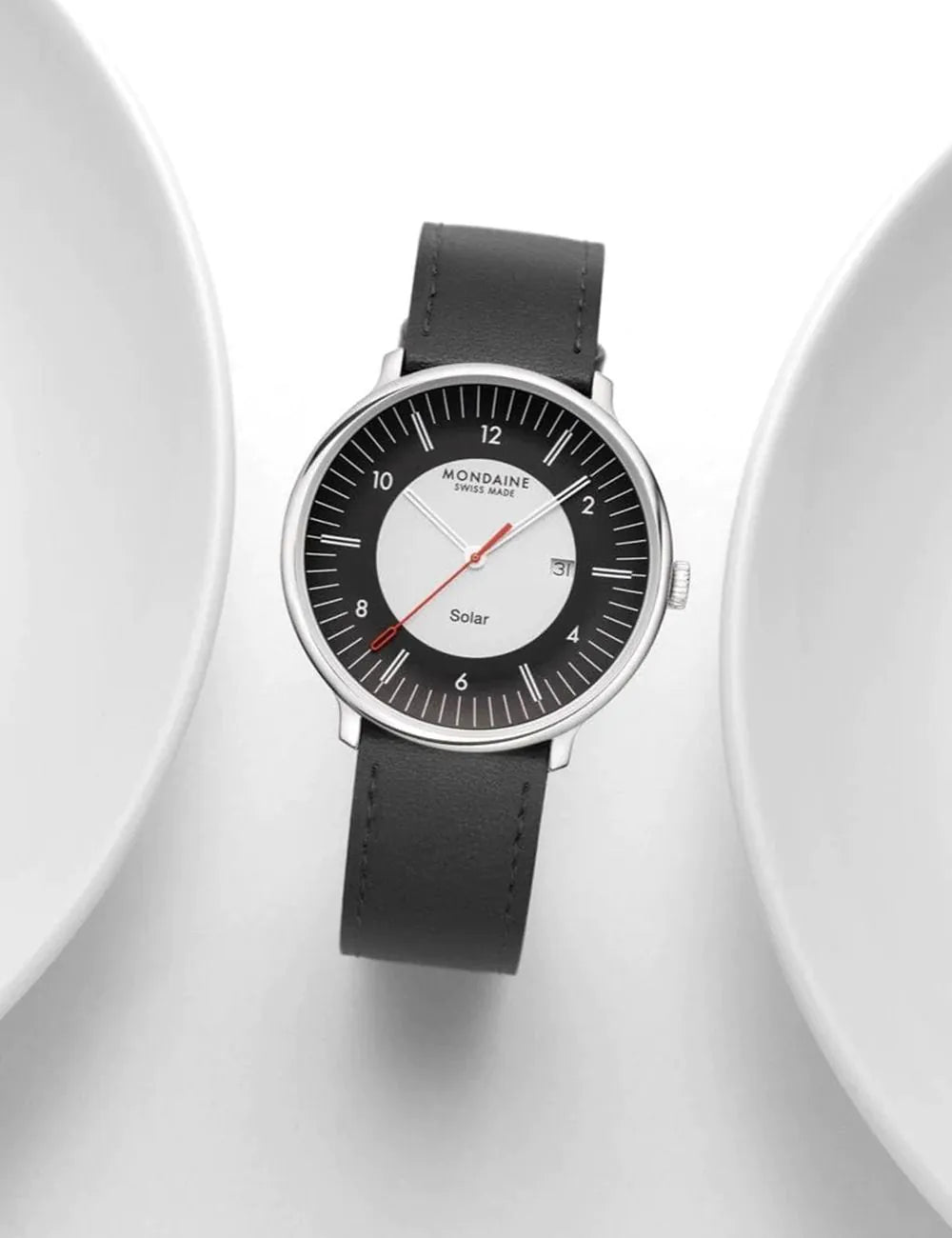 Mondaine MLE.41920.LBV Mens Watch Doppio Solar 41mm 5ATM