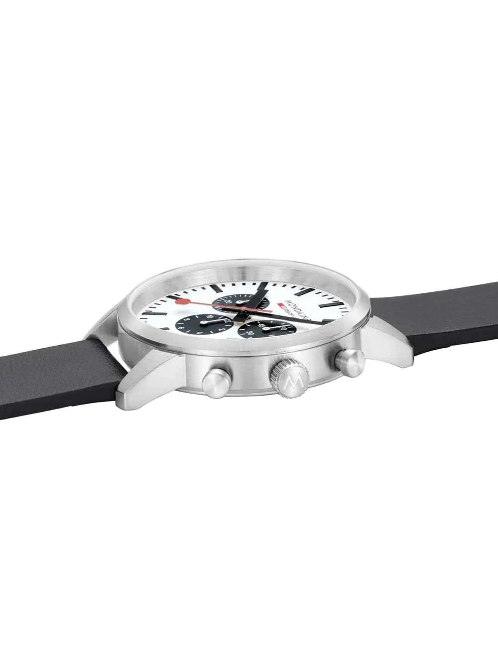 Mondaine MSD.41410.LBV Mens Watch SBB Neo Chronograph 41mm 5ATM