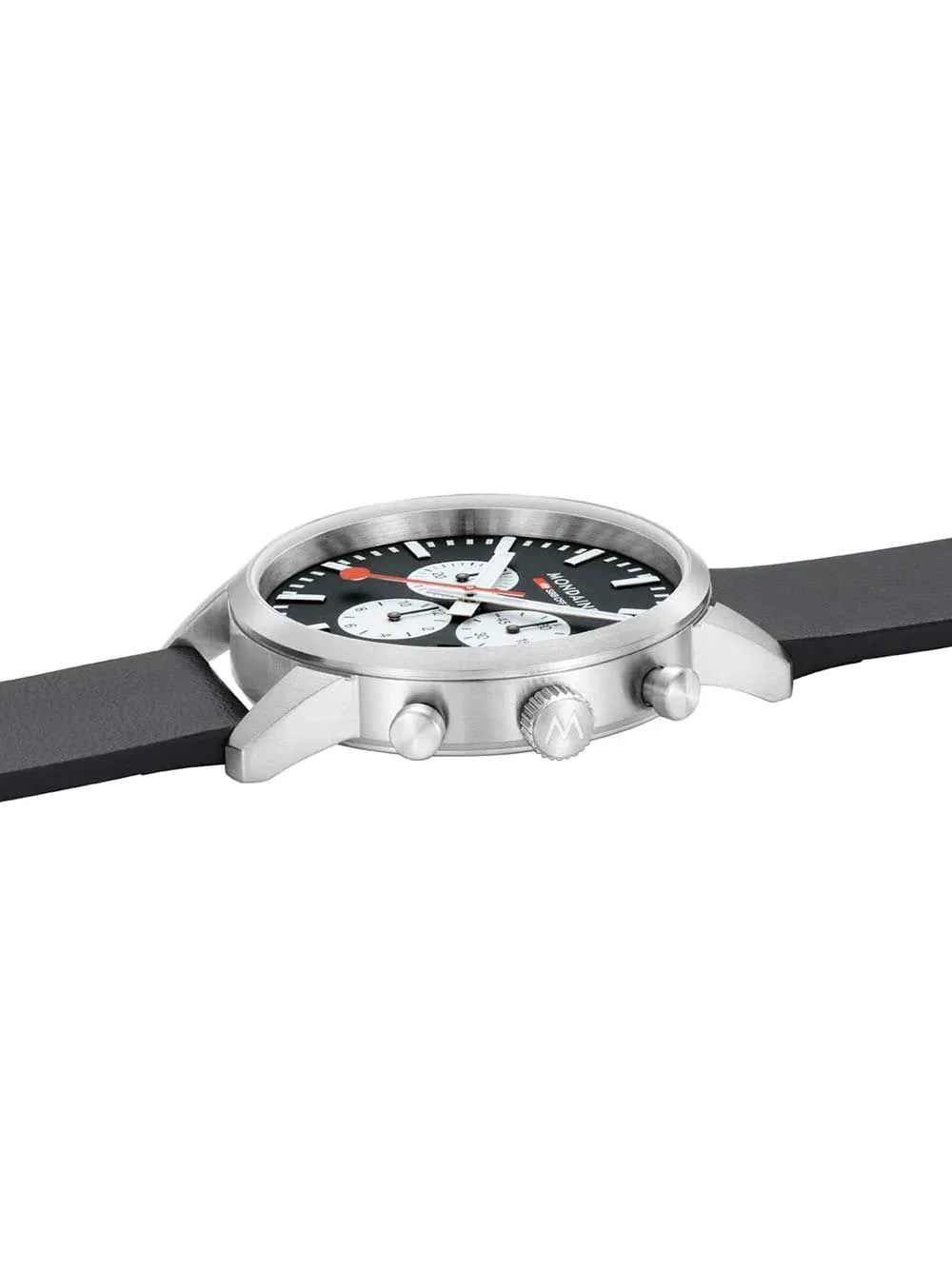 Mondaine MSD.41420.LBV Mens Watch SBB Neo Chronograph 41mm 5ATM