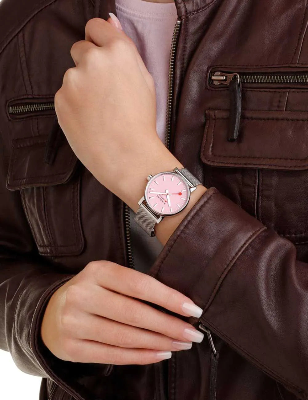 Mondaine MSE.35130.SM Ladies Watch evo 2 SBB 35mm 3ATM