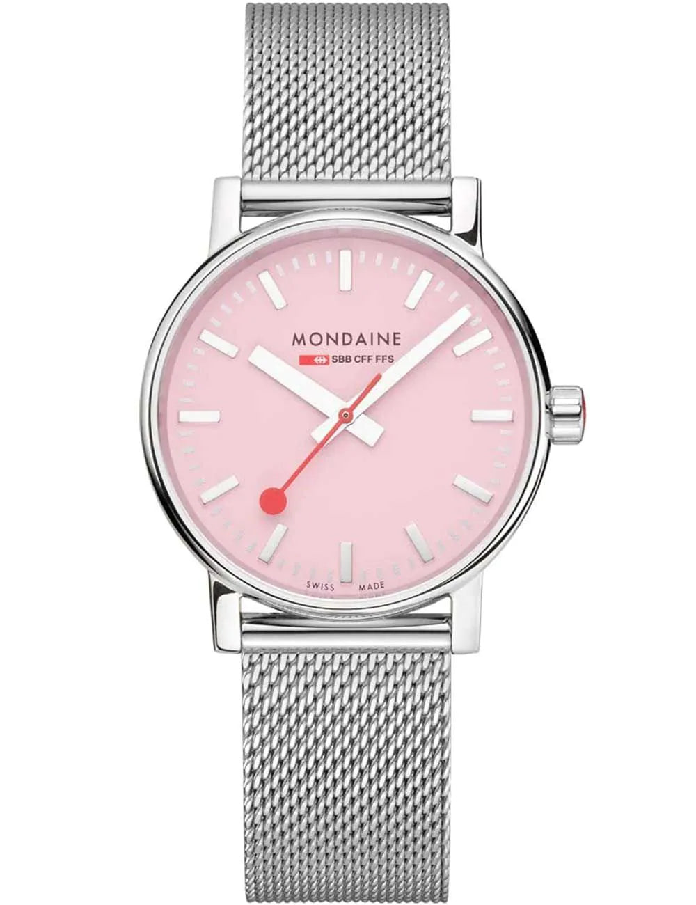 Mondaine MSE.35130.SM Ladies Watch evo 2 SBB 35mm 3ATM