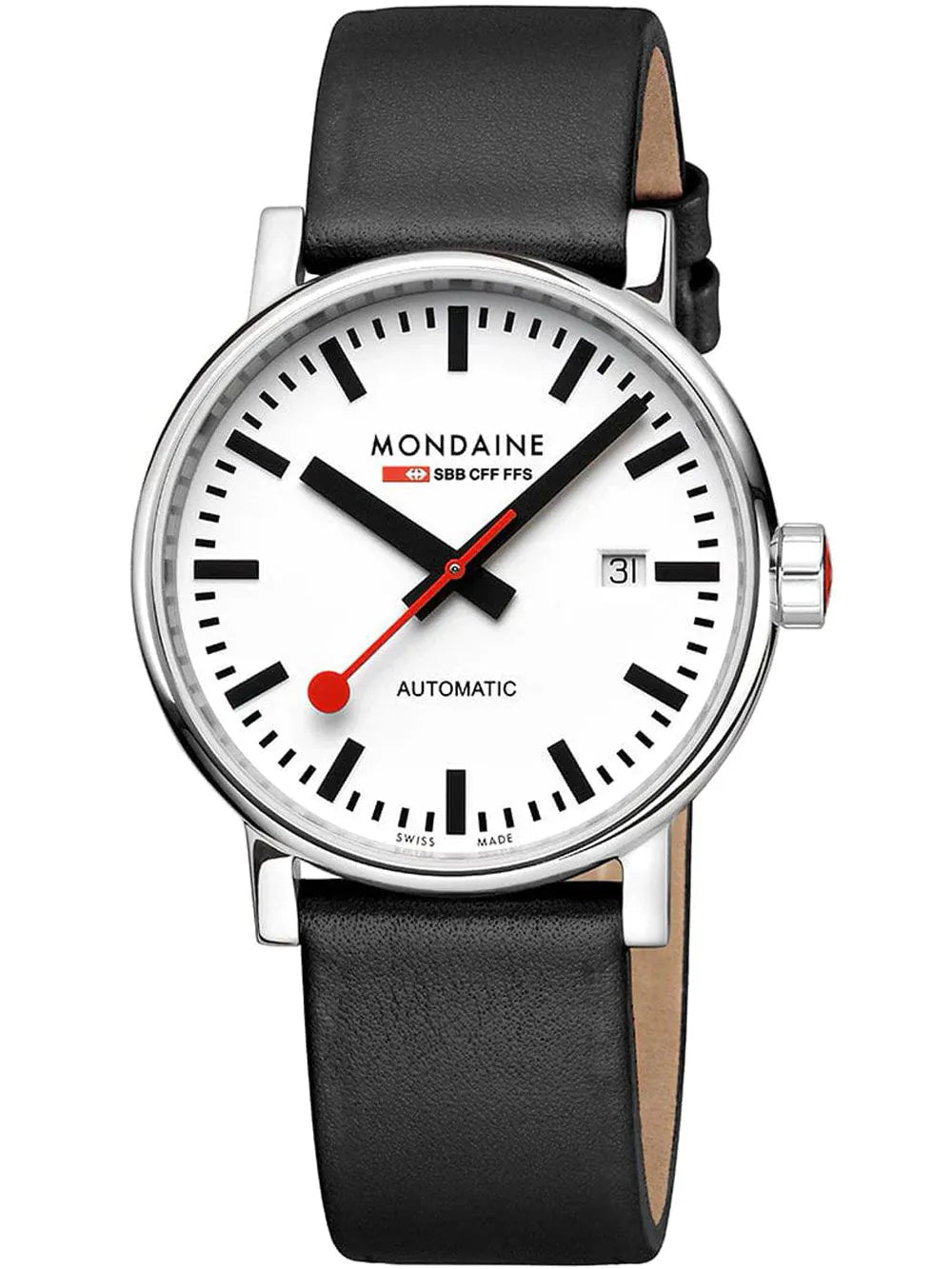 Mondaine MSE.40610.LBV Mens Watch Evo2 Automatic 40mm 5ATM