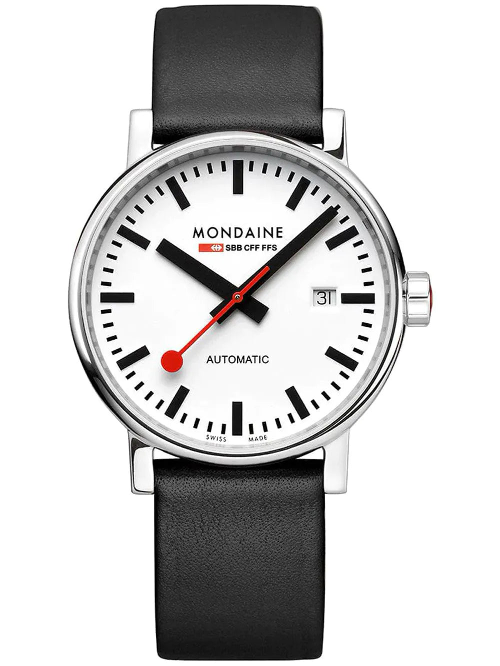 Mondaine MSE.40610.LBV Mens Watch Evo2 Automatic 40mm 5ATM