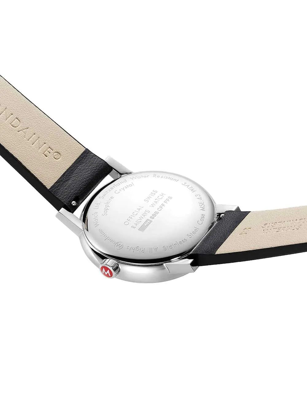 Mondaine MSE.43120.LB Mens Watch evo2 SBB 43mm 3ATM