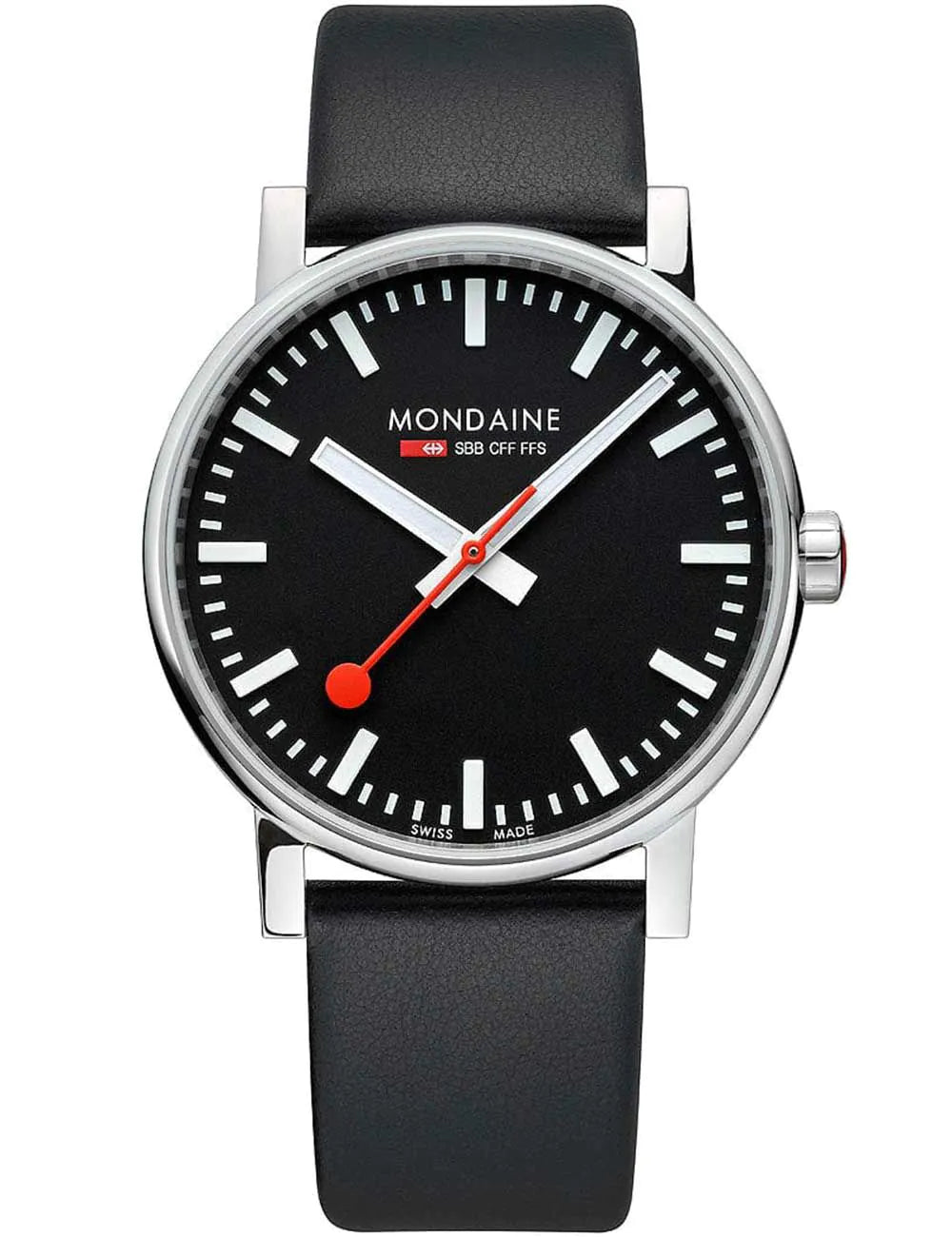Mondaine MSE.43120.LB Mens Watch evo2 SBB 43mm 3ATM