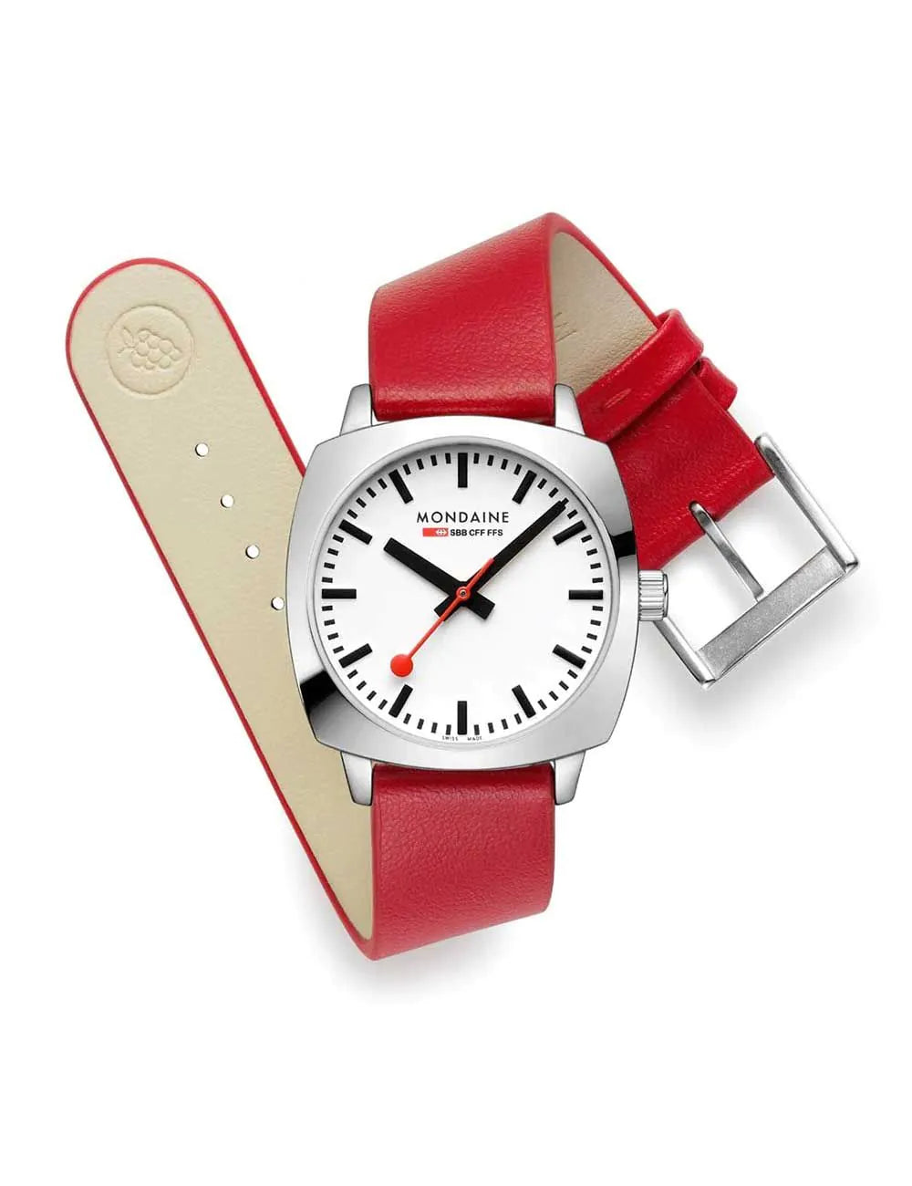Mondaine MSL.31110.LCV Ladies Watch Petite Cushion 31mm 5ATM