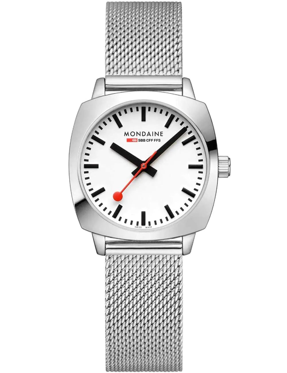 Mondaine MSL.31110.SM Ladies Watch Petite Cushion 31mm 5ATM