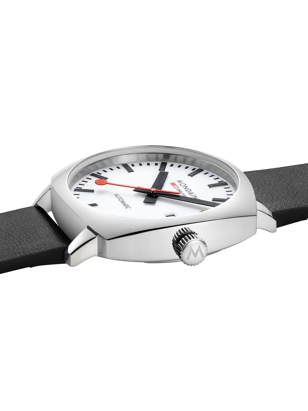 Mondaine MSL.3961B.LBV Mens Watch Cushion Automatic 39mm 10ATM