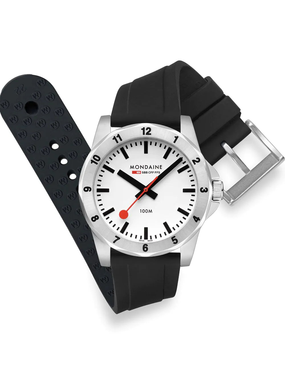 Mondaine MSN.4211B.RB Mens Watch Numeri 42mm 10ATM