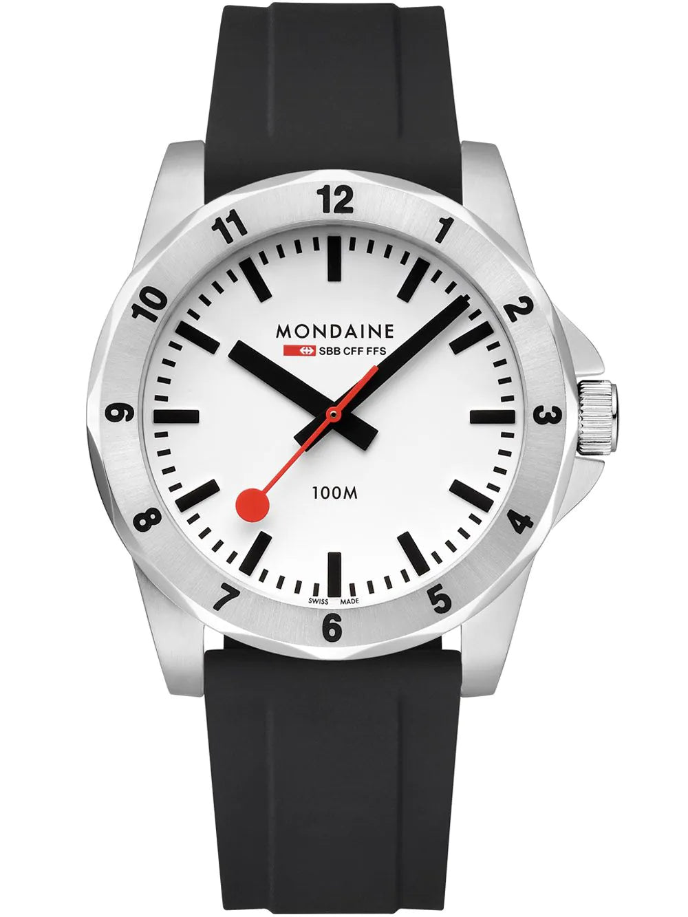 Mondaine MSN.4211B.RB Mens Watch Numeri 42mm 10ATM