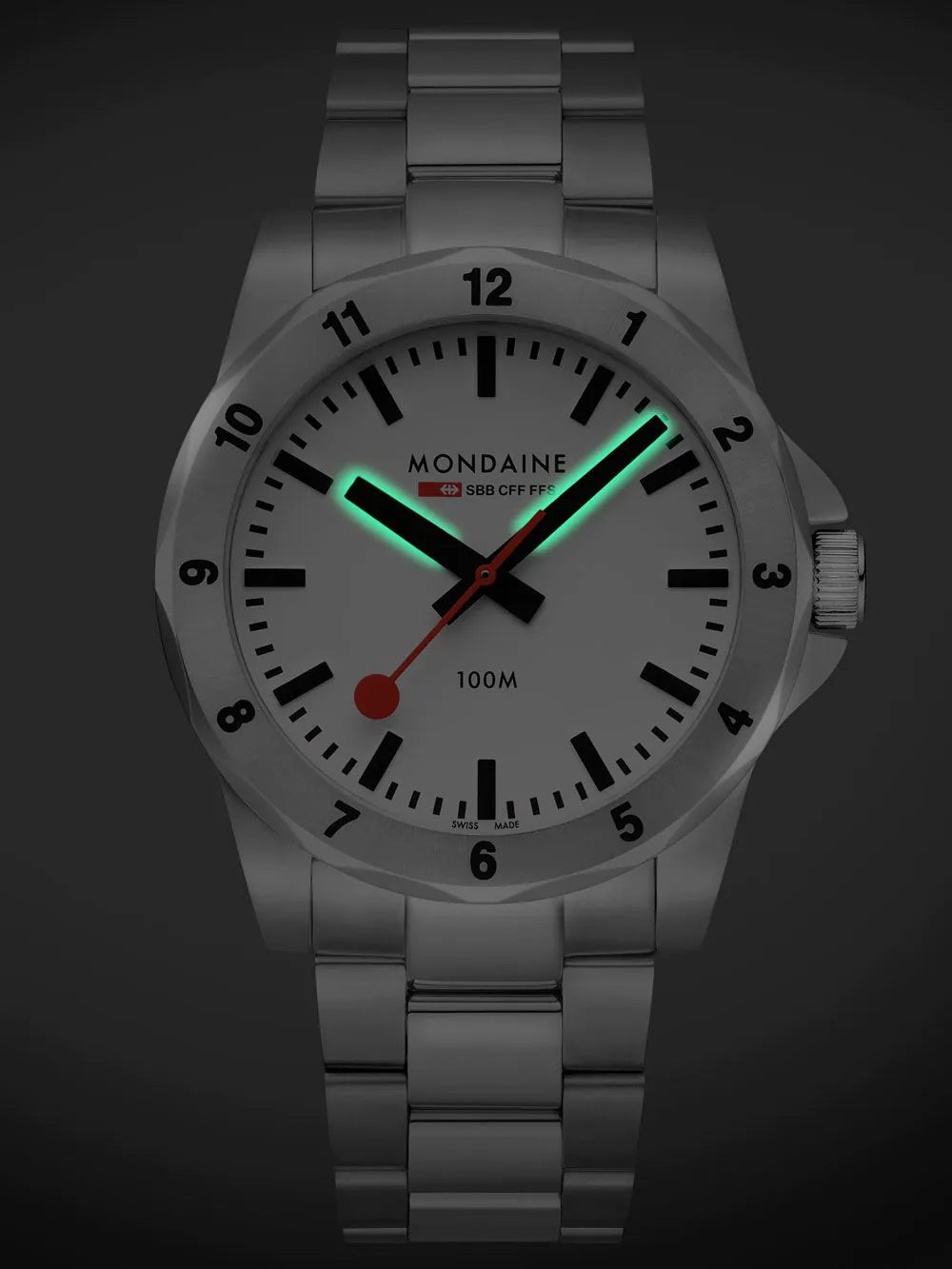 Mondaine MSN.4211B.SK Mens Watch Numeri 42mm 10ATM