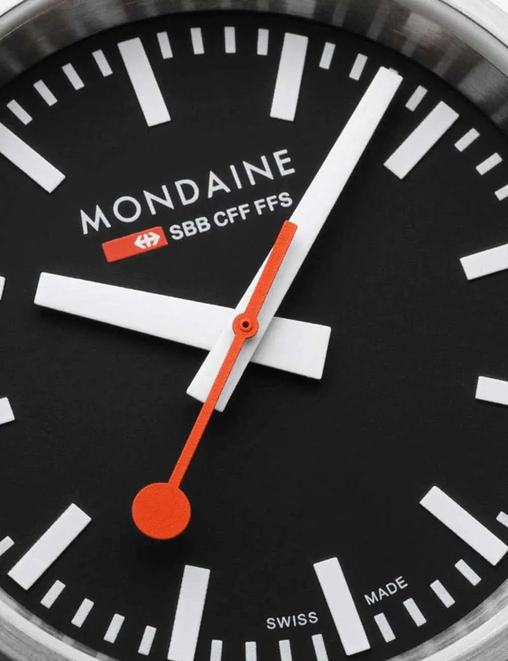 Mondaine MST.41020.LBV.2SE Mens Watch SBB Stop2Go 41mm 3ATM
