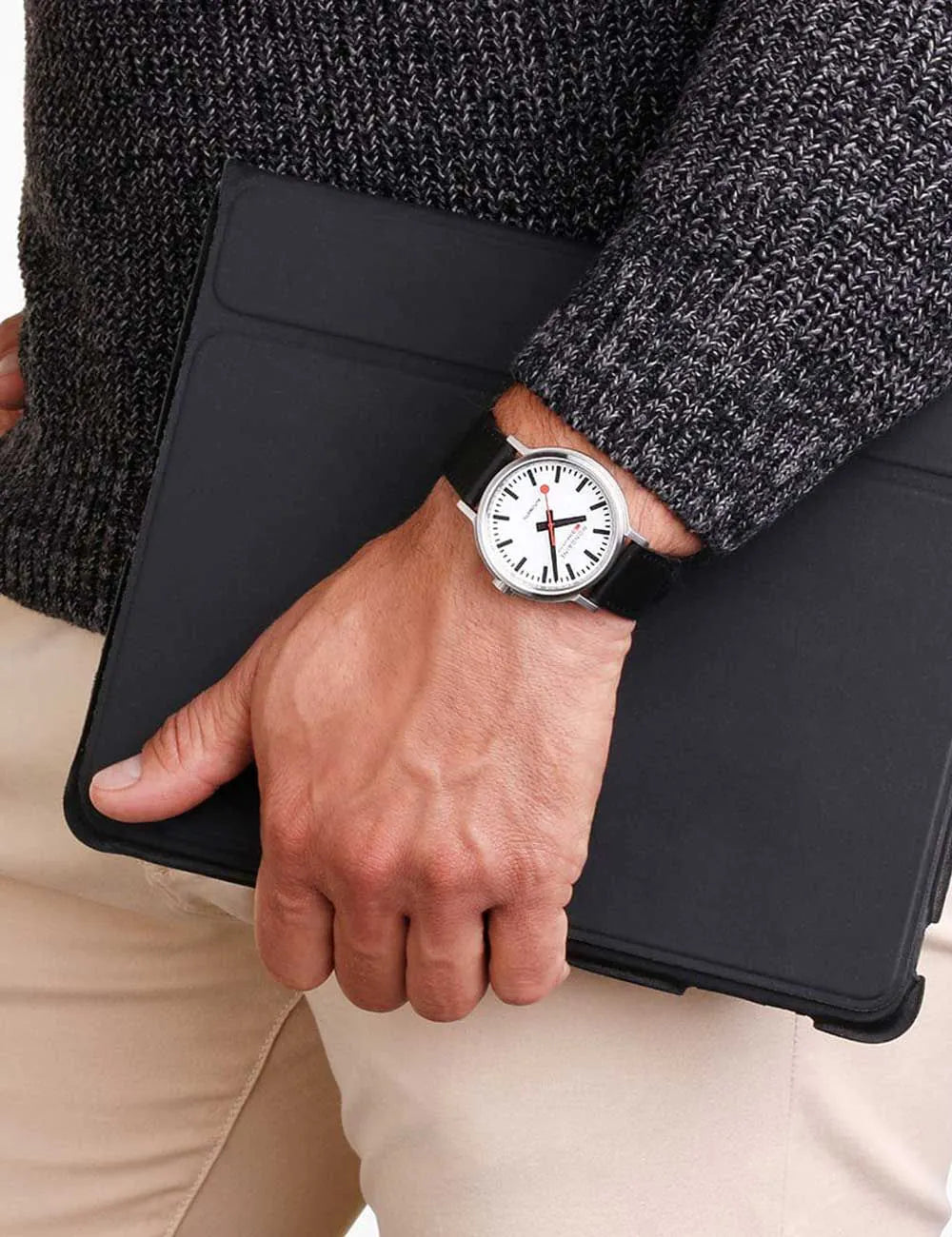 Mondaine MST.4161B.LBV Mens Watch SBB Original Automatic 41mm 3ATM