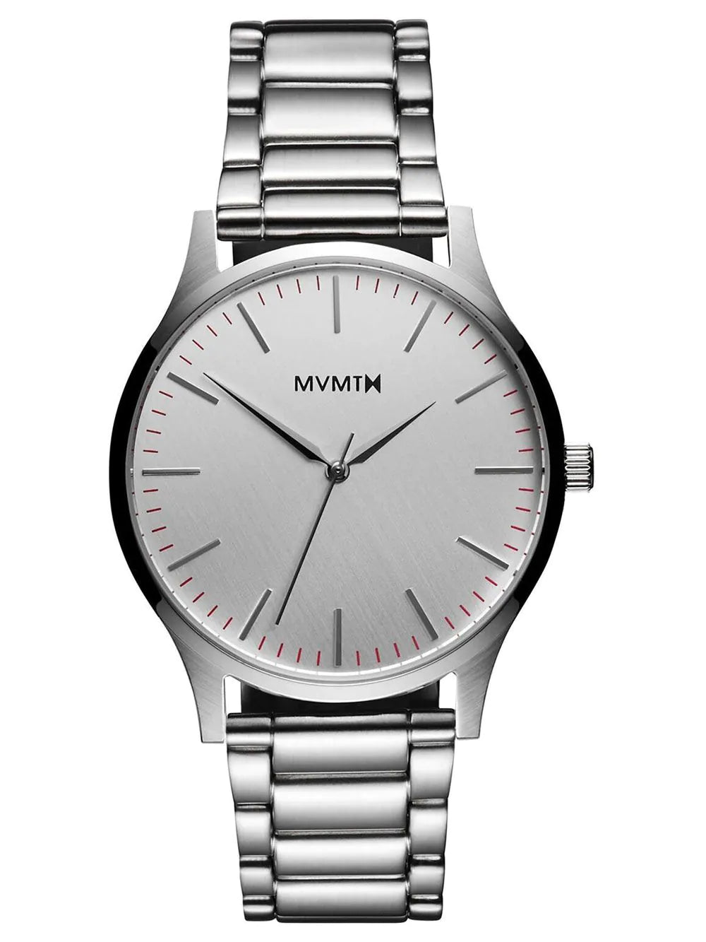 MVMT MT01-S 40 Series Silver Mens Watch 40mm 3ATM